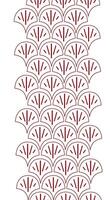 Chinese traditional element seamless vertical border pattern. Graphic decorative line. Vintage line illustration. vector