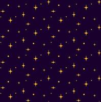 Space stars background, graphic starry seamless pattern illustration. Universe starry pattern with glowing stars Night sky constellations galaxy. graphic. vector