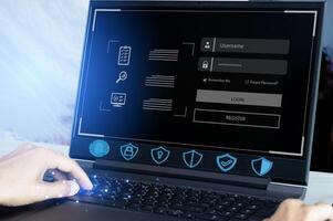 Concepts of data protection and access auditing, cyber security photo