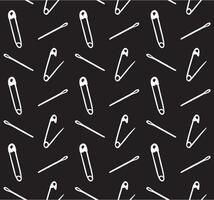 Seamless pattern of sketch English pin vector
