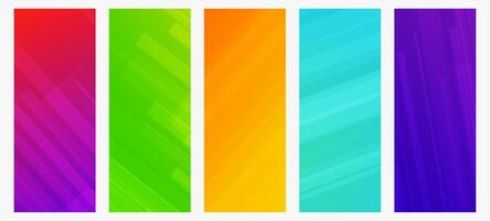 Modern colorful gradient background with lines vector