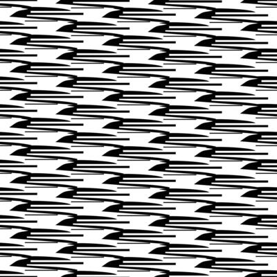 Seamless pattern with black pencil brushstrokes