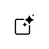 Generate AI icon. Artificial intelligence and Machine learning technology concept. AI enters by command prompt to generate ideas. vector