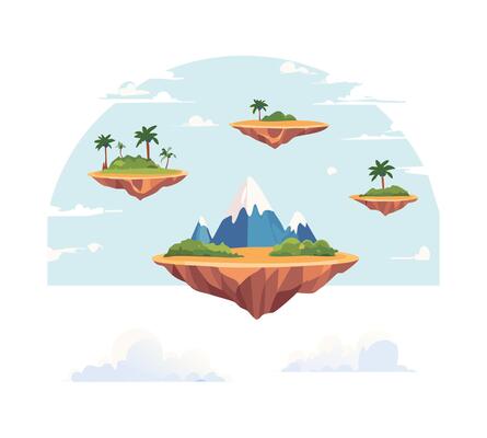 Floating Islands in the Sky