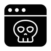 Simple Scam glyph icon. The icon can be used for websites, print templates, presentation templates, illustrations, etc vector