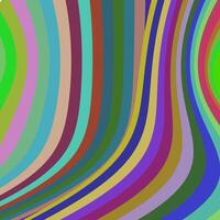 A vibrant abstract artwork, featuring undulating colorful lines that flow smoothly diagonally across the canvas. The vivid shades of color in the spectrum create a vibrant and dynamic visual effect. vector