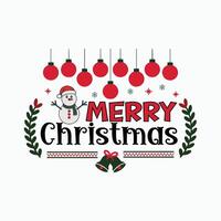 Merry Christmas background with Christmas element vector