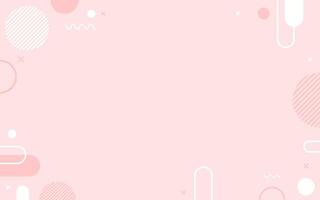 Pink abstract geometric shapes design element background. geometric shapes white and pink, modern shapes. Illustration 10 eps. vector
