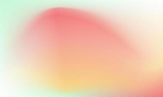A serene pastel gradient with soft transitions of pink, peach, yellow, and mint green. Perfect for light, elegant, and dreamy designs with a refreshing and calming vibe vector