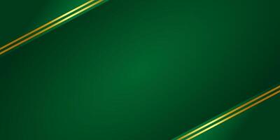 A sophisticated dark green background with diagonal gold lines. Ideal for high-end branding, this design exudes elegance and modern luxury vector