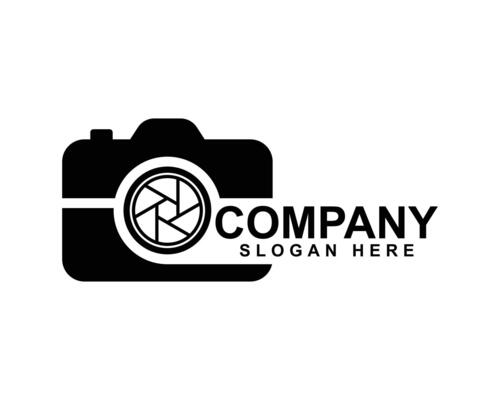 Simple and Modern Camera Logo Design for Photography