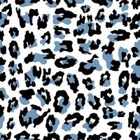 Black and blue leopard print pattern background and printing or home decorate and more. vector
