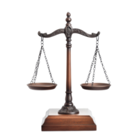 Symbol of justice represented by balanced scales png