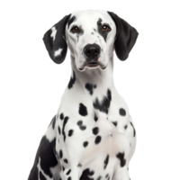 Dalmatian dog posing against a white background png