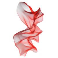 Flowing red textile creates dynamic visual appeal png