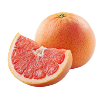 Fresh grapefruit slice display png