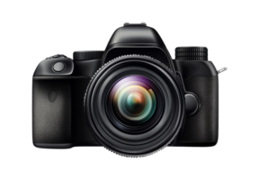 Digital camera with professional design and lens png
