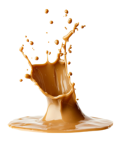 Liquid splash creates dynamic art in motion png
