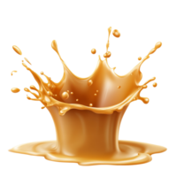 Golden liquid splash sparks dynamic action png