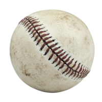 Classic baseball resting on a flat surface png