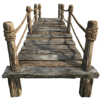 Wooden dock extending over calm waters png
