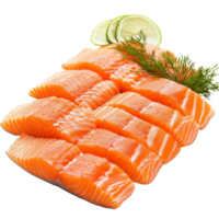 Salmon fillets with lime and herbs png