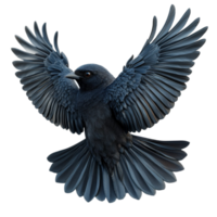 Spotted Blackbird with Open Wings png