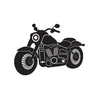 illustration of a classic motorcycle. the image has subtle shadows below the bike, giving it a slightly lifted look on a plain white background. vector