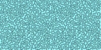 A blue and white pattern with swirls vector