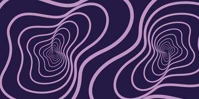 A purple and black background with wavy lines vector