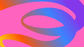 A pink background with a curved line in the middle vector