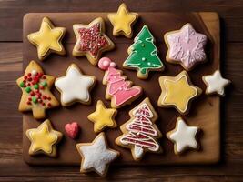 Christmas theme icing cookie photo