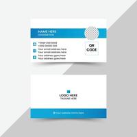 Gradient Color Business Card vector