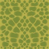 Digital spotted animal camouflage. Seamless snake camo pattern. Halftone dots monochrome background. Skin of chameleon. Khaki green color. Abstract texture, fabric print vector