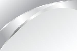 Grayscale background with gradient metal shape vector