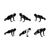 Push Ups Illustration vector