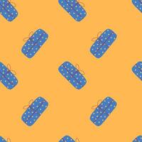 Gift Boxes Pattern on Orange vector