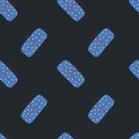 Gift Boxes Pattern on Dark Background vector