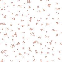 Abstract Line Art Marine Pattern vector