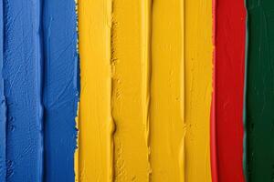 Vibrant abstract background with bold primary colors photo