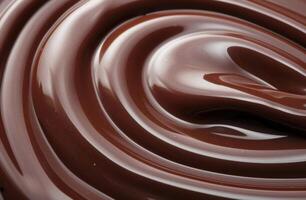 Swirling chocolate abstract background photo