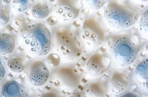 Abstract bubbles and foam texture photo