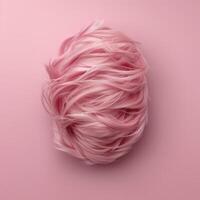 Soft and fluffy pink feathers photo