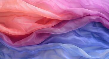 Vibrant abstract fabric pattern photo