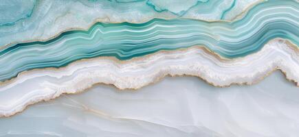 Mesmerizing abstract agate texture with golden accents photo