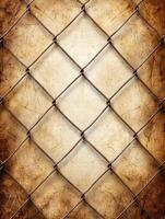 abstract metal grid pattern on textured background photo