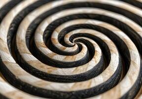 Mesmerizing spiral pattern photo