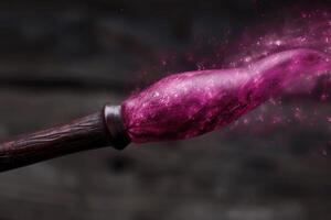 Colorful explosion of energy and power photo
