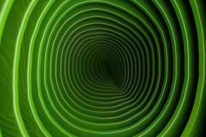 Mesmerizing spiral pattern in vibrant green photo