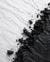 abstract black and white marble texture background photo